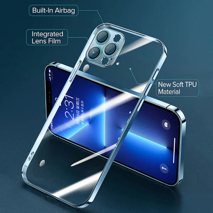 iPhone 11 Pro Electroplating Silicone Transparent Glitter Case