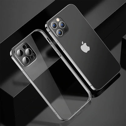 iPhone 11 Pro Max Electroplating Silicone Transparent Glitter Case