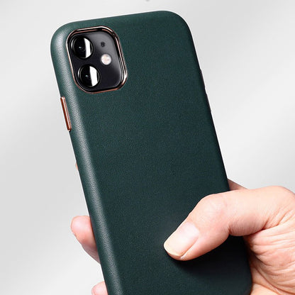 iPhone 13 Pro Max Luxury Genuine Leather Case