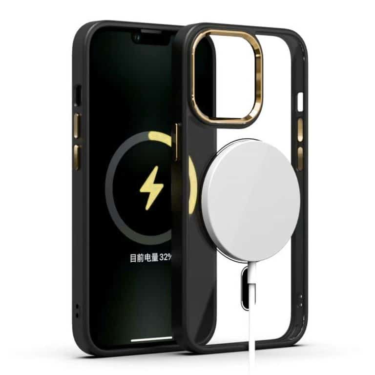 MagSafe Case with Metal Shine Camera Ring For iPhone 13 series