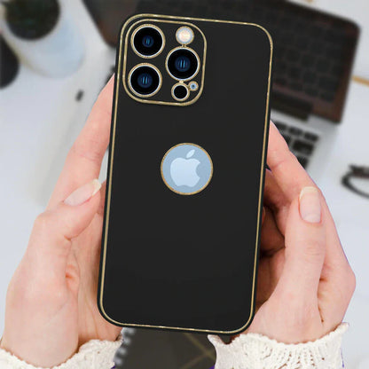 iPhone13-Series Leather Shield Matte Back Case