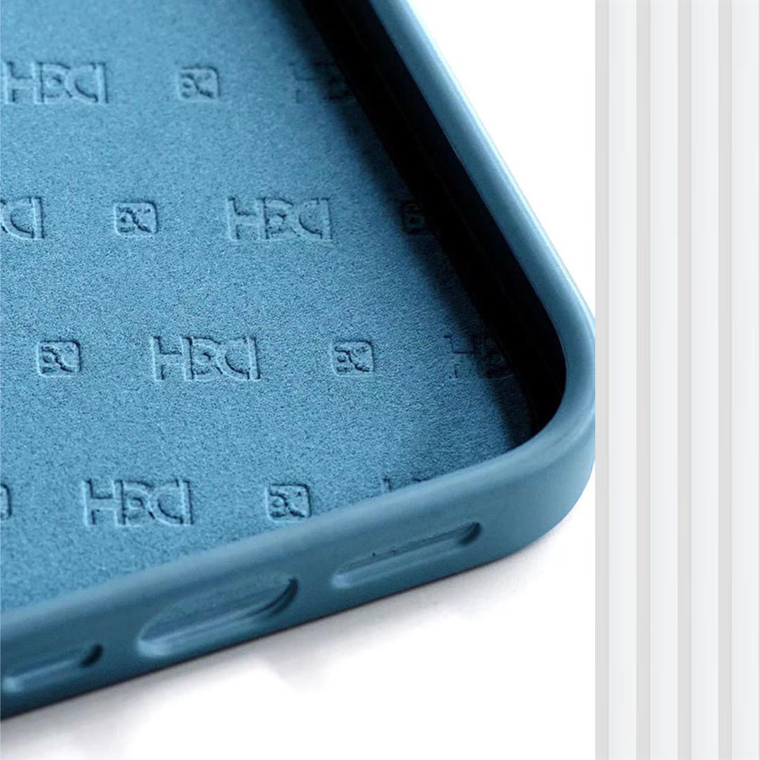 HBD Luxury Logo Cut Leather Case For iPhone 13 Series