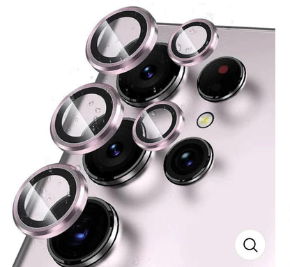 Titanium Camera Lense Protector 9H Aluminium Ring- Galaxy S25 Ultra