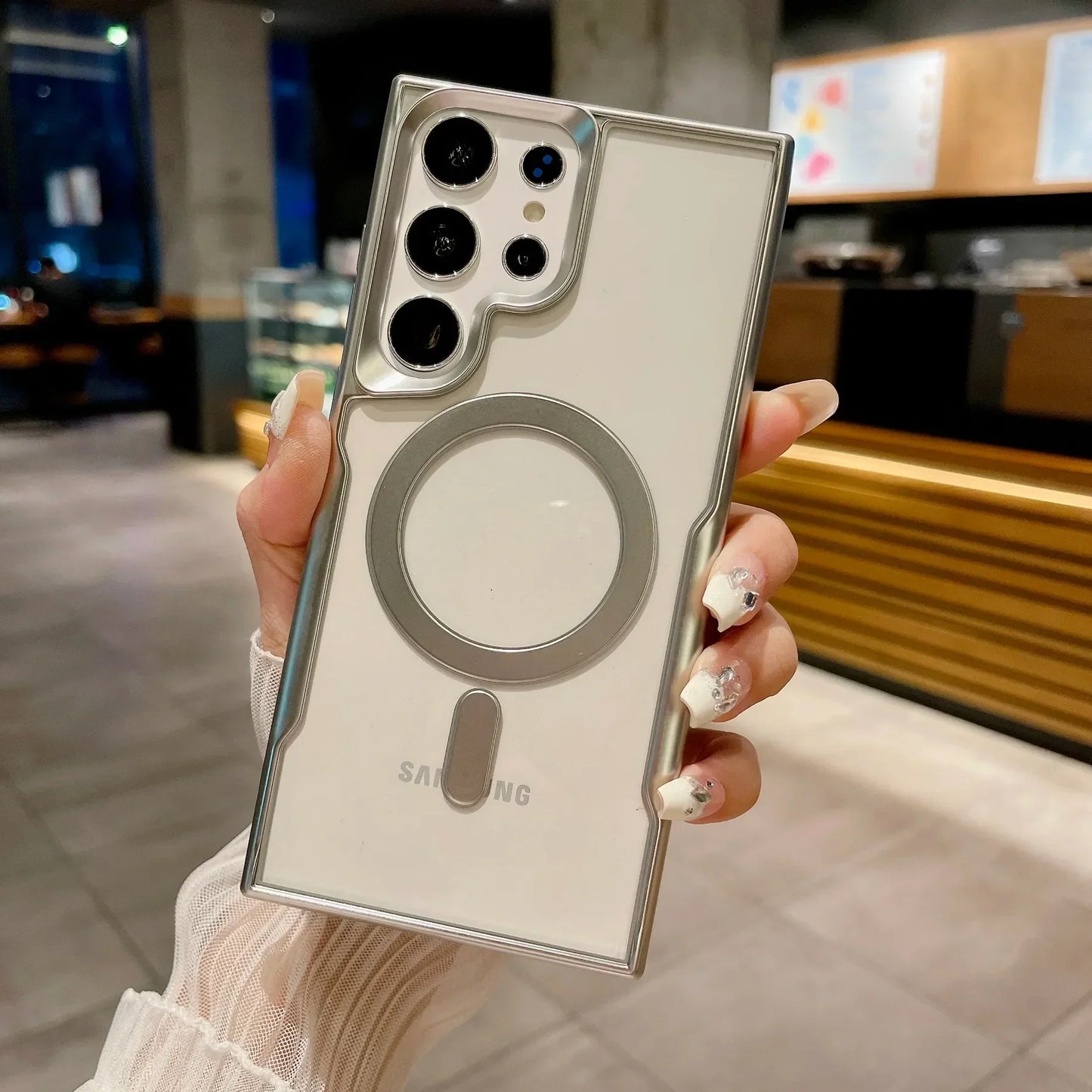 Transparent Armour Magsafe Case- Samsung