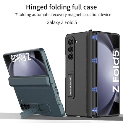 Magnetic Frame Kick Stand All-Included Case With S-Pen Slot For Z Fold 5