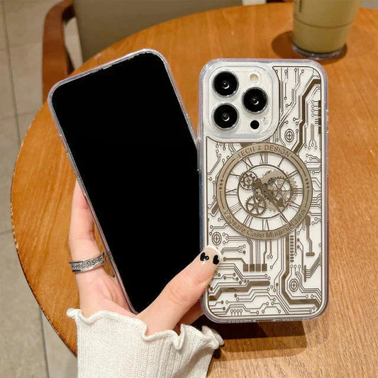 iPhone 14 Series Mechanical Design MagSafe Transparent Case