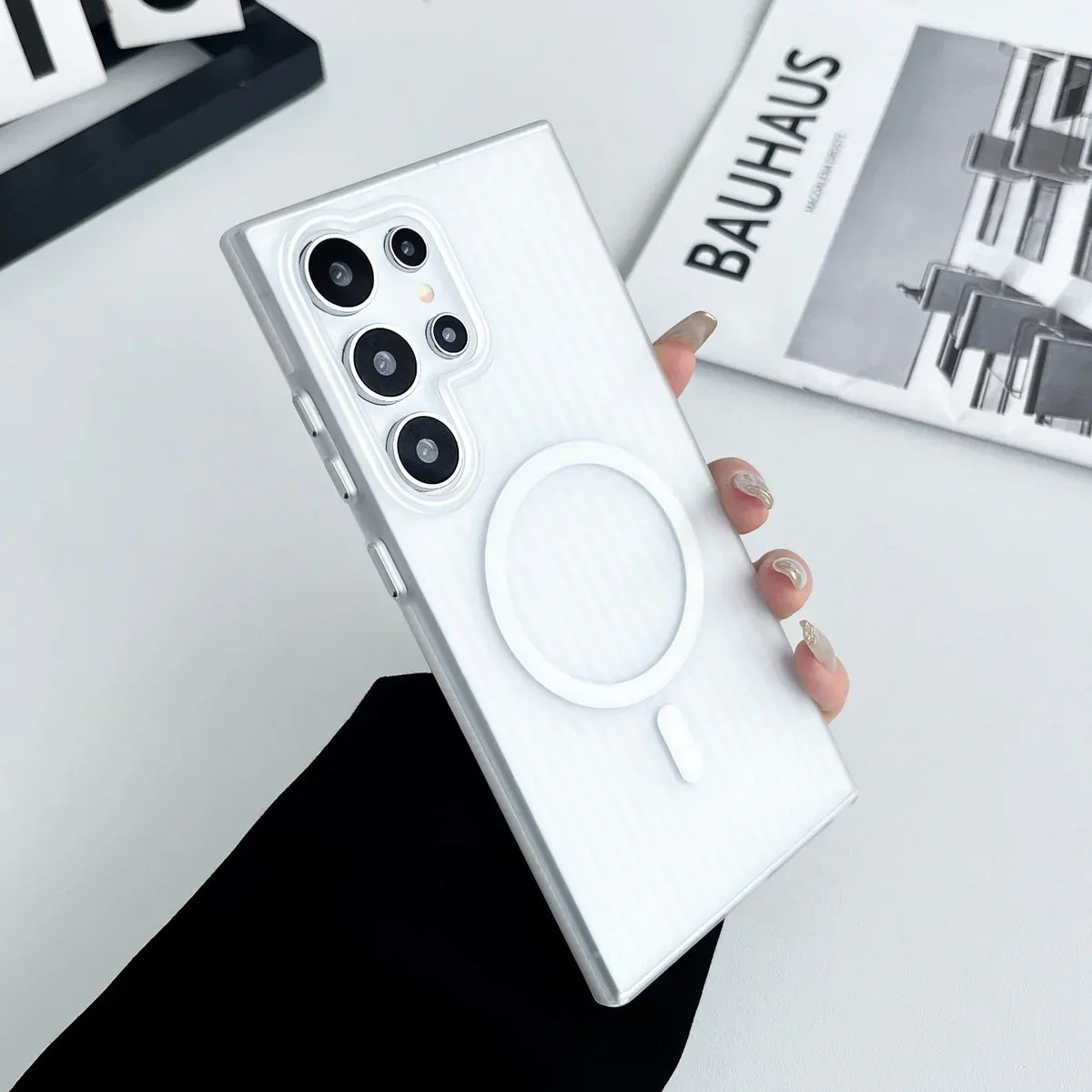 Matte Corrugated Magsafe Hard Case- iPhone