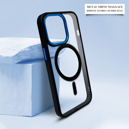 MagSafe Case with Metal Shine Camera Ring For iPhone 13 series