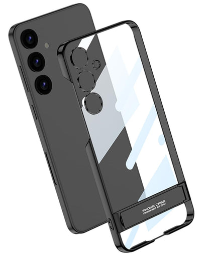 Kickstand Transparent Side Stand Case For Galaxy S25